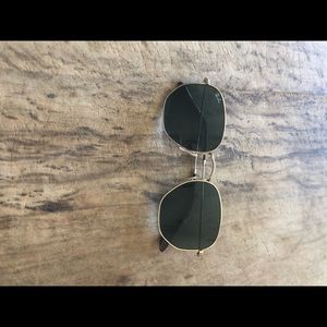Classic ray ban hexagonal sunglasses, larger size